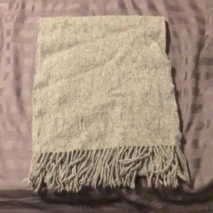 Gray Pure Cashmere scarf